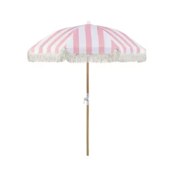 Parasols-Beliani MONDELLO - Parasol - Roze/Wit - Polyester