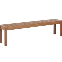Beliani MONSANO - Tuinset voor 6 - Lichte houtkleur - Eucalyptushout