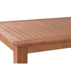 Beliani MONSANO - Tuinset voor 6 - Lichte houtkleur - Eucalyptushout