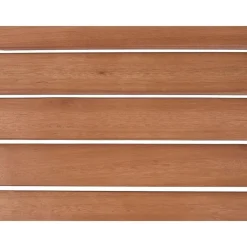 Beliani MONSANO - Tuinset voor 6 - Lichte houtkleur - Eucalyptushout