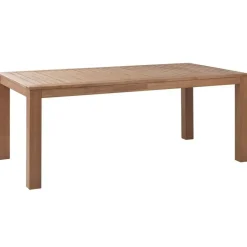 Beliani MONSANO - Tuintafel - Lichthout - 105 x 190 cm - Eucalyptushout