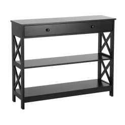 Beliani MONTGOMERY - Consoletafel - Zwart - MDF