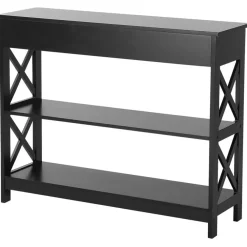 Beliani MONTGOMERY - Consoletafel - Zwart - MDF