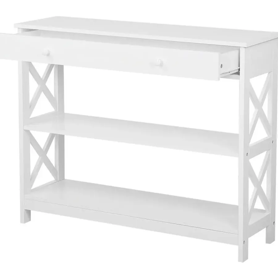 Beliani MONTGOMERY - Consoletafel - Wit - MDF