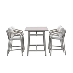 Tuinsets-Garden Impressions Monti barset - 5-dlg.- taupe - rope grey sand - valley sand