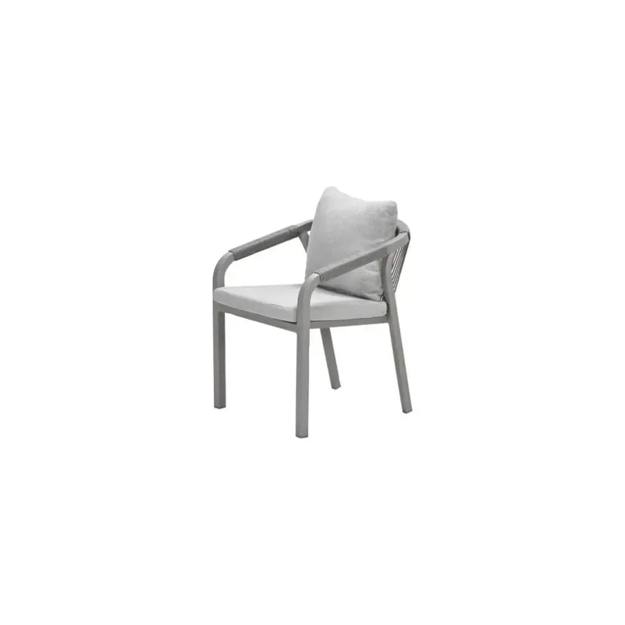 Garden Impressions Monti dining fauteuil - taupe - rope grey sand - valley sand