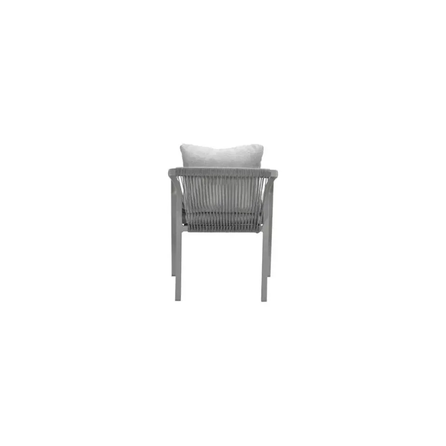Garden Impressions Monti dining fauteuil - taupe - rope grey sand - valley sand