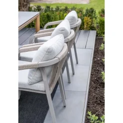 Garden Impressions Monti dining fauteuil - taupe - rope grey sand - valley sand