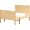 Beliani MONTIGNY - Uitschuifbaar kinderbed - Lichtbruin - Dennenhout