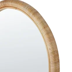 Leen Bakker MONTOT - Staande spiegel - Naturel - Rotan
