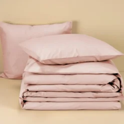 Moodit Dekbedovertrek Basil Pearl Pink - Lits Jumeaux - 240 x 220 cm - Katoen