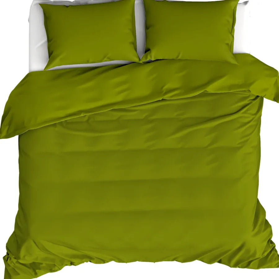 Moodit Dekbedovertrek Basil Cactus - Tweepersoons - 200 x 220 cm - Katoen