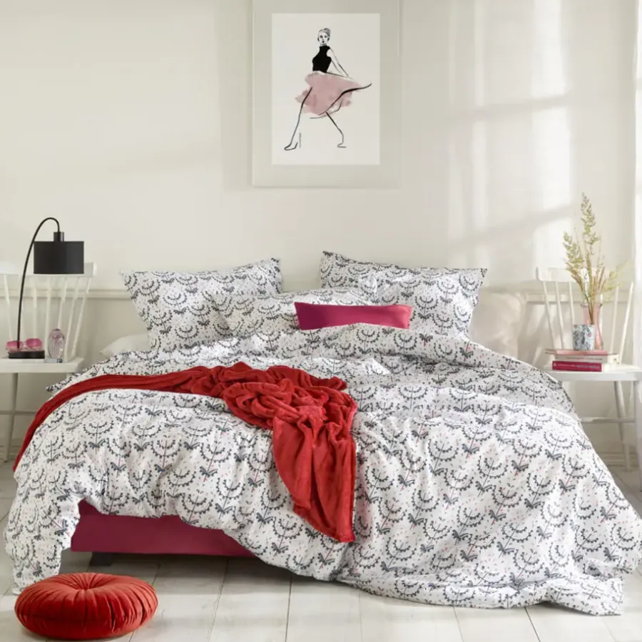 Moodit Dekbedovertrek Odil Mia - Hotelmaat - 260 x 240 cm - Katoen