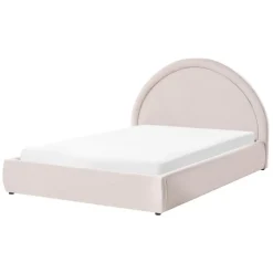 Leen Bakker MOUZON - Bed met opbergruimte - Lichtbeige - 140 x 200 cm - Stof