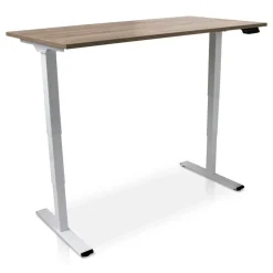 Zit-Sta-Bureaus-Lineaflex MRC MRC COMFORT elektrisch ARBO zit-sta bureau - 160x80cm - wit - midden eiken