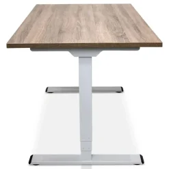 Zit-Sta-Bureaus-Lineaflex MRC MRC COMFORT elektrisch ARBO zit-sta bureau - 160x80cm - wit - midden eiken