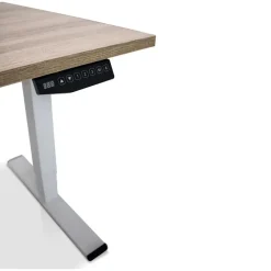 Zit-Sta-Bureaus-Lineaflex MRC MRC COMFORT elektrisch ARBO zit-sta bureau - 160x80cm - wit - midden eiken
