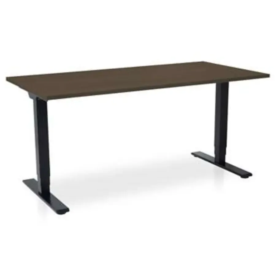 MRC COMFORT elektrisch zit sta bureau - 160x80 - bruin eiken