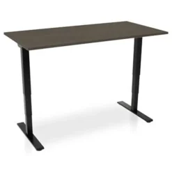 MRC COMFORT elektrisch zit sta bureau - 160x80 - bruin eiken