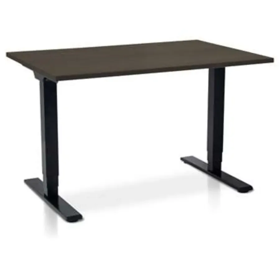 MRC COMFORT elektrisch zit sta bureau - 120x80 - bruin eiken