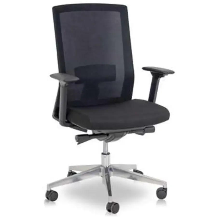 MRC COMFORT Set - Zit-sta bureau + stoel - 140x80 - robuust eiken
