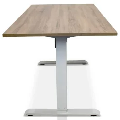 Zit-Sta-Bureaus-Lineaflex MRC MRC EASY elektrisch ARBO zit-sta bureau - 160x80cm - wit - midden eiken