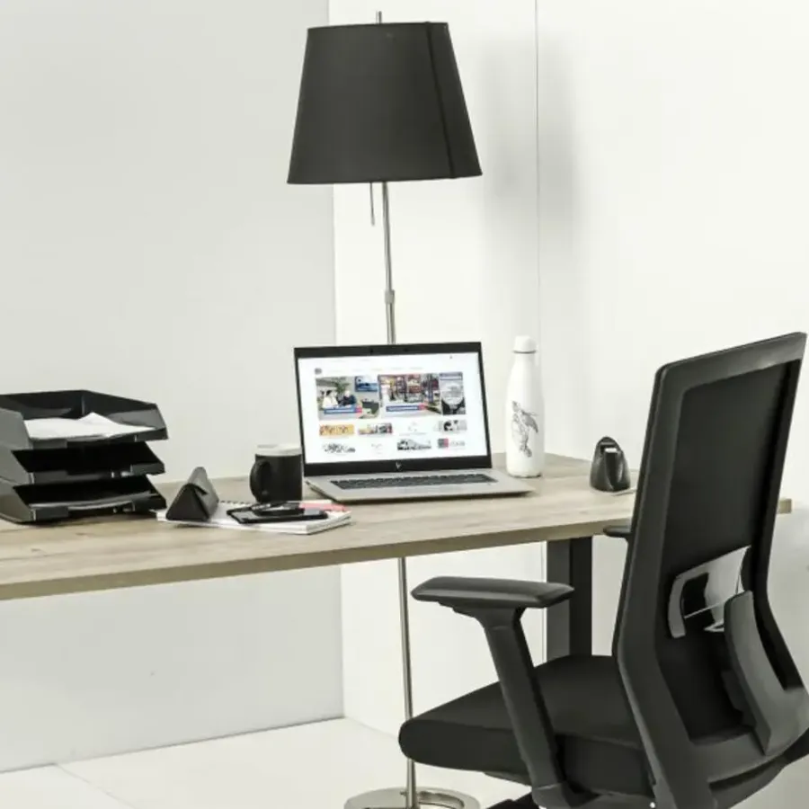 Zit-Sta-Bureaus-MRC EASY elektrisch ARBO zit-sta bureau - 140x80 cm - robuust eiken