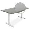 Zit-Sta-Bureaus-Lineaflex MRC MRC EASY Zit-Sta Bureau – Elektrisch Verstelbaar – 160x80 cm – Blad Forest Green