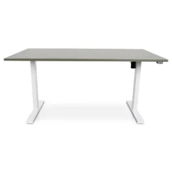Zit-Sta-Bureaus-Lineaflex MRC MRC EASY Zit-Sta Bureau – Elektrisch Verstelbaar – 160x80 cm – Blad Forest Green