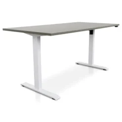 Zit-Sta-Bureaus-Lineaflex MRC MRC EASY Zit-Sta Bureau – Elektrisch Verstelbaar – 160x80 cm – Blad Forest Green
