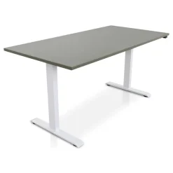 Zit-Sta-Bureaus-Lineaflex MRC MRC EASY Zit-Sta Bureau – Elektrisch Verstelbaar – 160x80 cm – Blad Forest Green