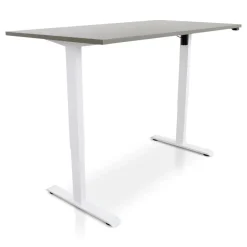 Zit-Sta-Bureaus-Lineaflex MRC MRC EASY Zit-Sta Bureau – Elektrisch Verstelbaar – 160x80 cm – Blad Forest Green
