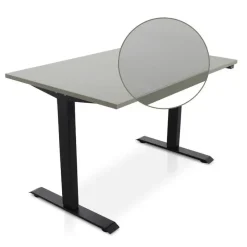 Zit-Sta-Bureaus-Lineaflex MRC MRC EASY Zit-Sta Bureau – Elektrisch Verstelbaar – 120x80 cm – Blad Forest Green