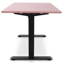 Lineaflex MRC MRC EASY Zit-Sta Bureau – Elektrisch Verstelbaar – 140x80 cm – Blad Dusty Rose