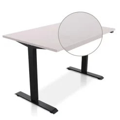 Lineaflex MRC MRC EASY Zit-Sta Bureau – Elektrisch Verstelbaar – 120x80 cm – Blad Sand Grey