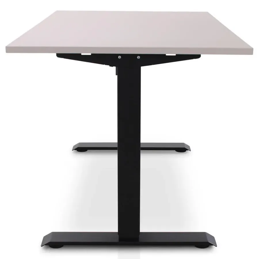 Lineaflex MRC MRC EASY Zit-Sta Bureau – Elektrisch Verstelbaar – 120x80 cm – Blad Sand Grey