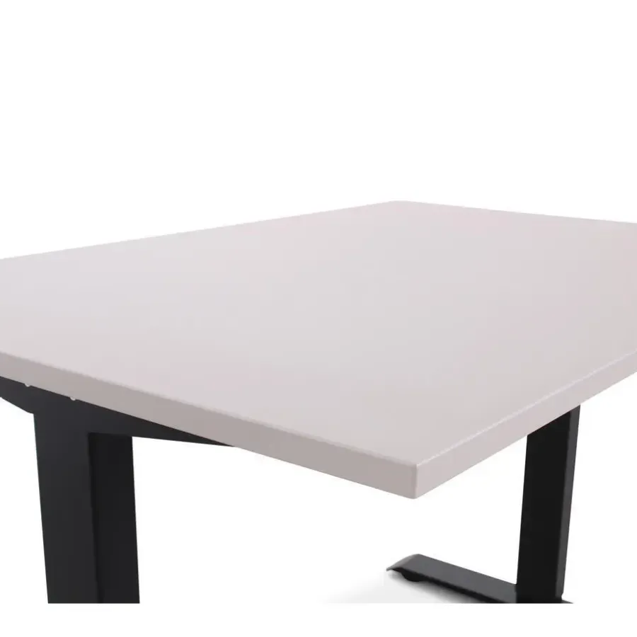 Lineaflex MRC MRC EASY Zit-Sta Bureau – Elektrisch Verstelbaar – 120x80 cm – Blad Sand Grey