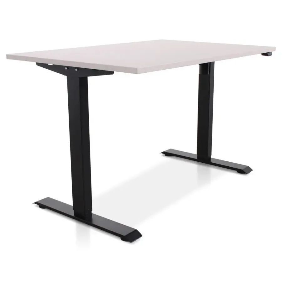 Lineaflex MRC MRC EASY Zit-Sta Bureau – Elektrisch Verstelbaar – 120x80 cm – Blad Sand Grey