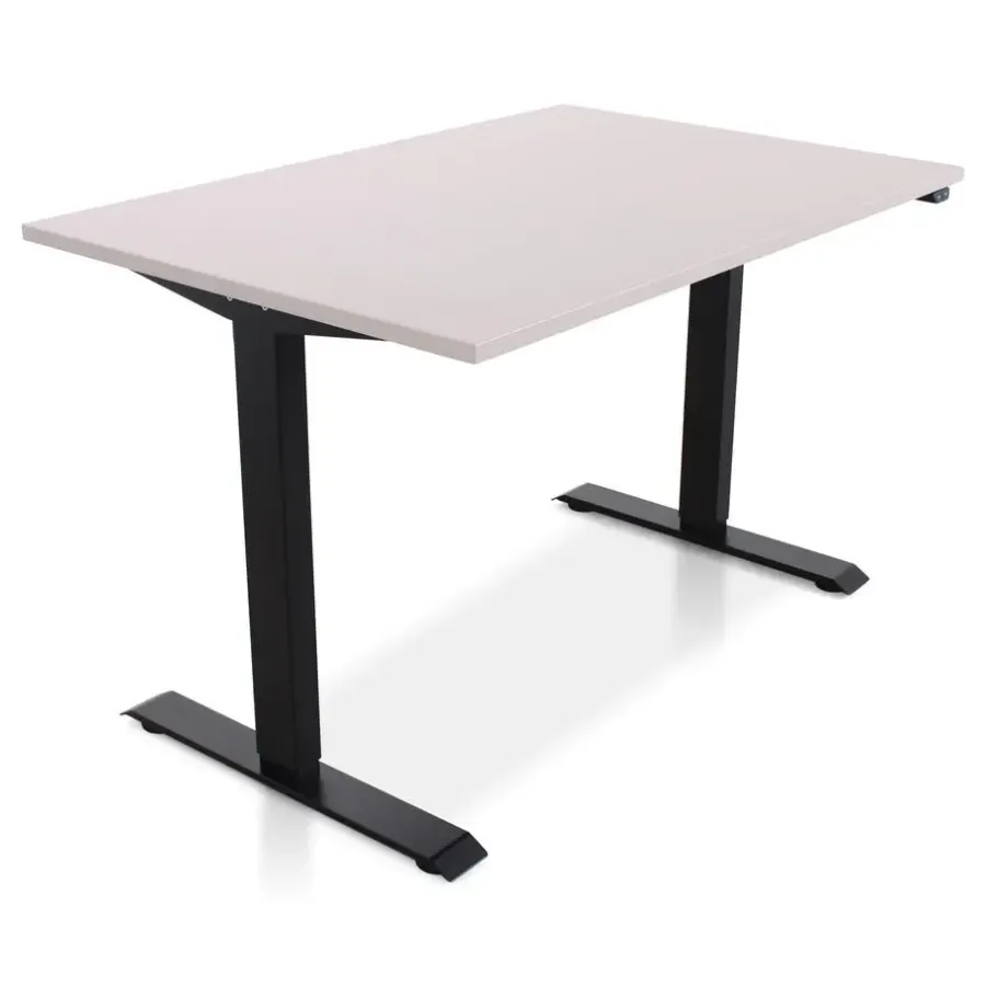 Lineaflex MRC MRC EASY Zit-Sta Bureau – Elektrisch Verstelbaar – 120x80 cm – Blad Sand Grey