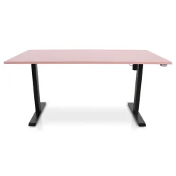 Lineaflex MRC MRC EASY Zit-Sta Bureau – Elektrisch Verstelbaar – 160x80 cm – Blad Dusty Rose