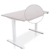 Zit-Sta-Bureaus-Lineaflex MRC MRC EASY Zit-Sta Bureau – Elektrisch Verstelbaar – 120x80 cm – Blad Sand Grey