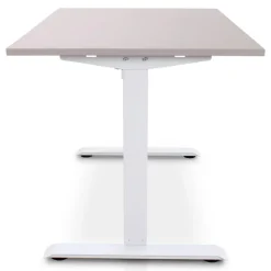 Zit-Sta-Bureaus-Lineaflex MRC MRC EASY Zit-Sta Bureau – Elektrisch Verstelbaar – 120x80 cm – Blad Sand Grey