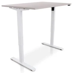 Zit-Sta-Bureaus-Lineaflex MRC MRC EASY Zit-Sta Bureau – Elektrisch Verstelbaar – 120x80 cm – Blad Sand Grey