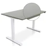 Zit-Sta-Bureaus-Lineaflex MRC MRC EASY Zit-Sta Bureau – Elektrisch Verstelbaar – 140x80 cm – Blad Forest Green