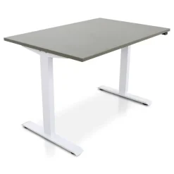 Zit-Sta-Bureaus-Lineaflex MRC MRC EASY Zit-Sta Bureau – Elektrisch Verstelbaar – 140x80 cm – Blad Forest Green