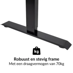 Lineaflex MRC MRC EASY Zit-Sta Bureau – Elektrisch Verstelbaar – 160x80 cm – Blad Forest Green