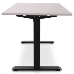 Lineaflex MRC MRC EASY Zit-Sta Bureau – Elektrisch Verstelbaar – 140x80 cm – Blad Sand Grey
