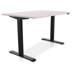 Lineaflex MRC MRC EASY Zit-Sta Bureau – Elektrisch Verstelbaar – 140x80 cm – Blad Sand Grey