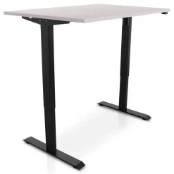 Lineaflex MRC MRC EASY Zit-Sta Bureau – Elektrisch Verstelbaar – 140x80 cm – Blad Sand Grey