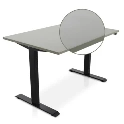 Lineaflex MRC MRC EASY Zit-Sta Bureau – Elektrisch Verstelbaar – 140x80 cm – Blad Forest Green
